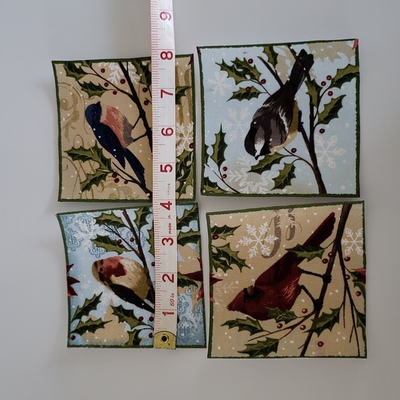 4 Bird Iron On Appliques - Picture 7 of 10